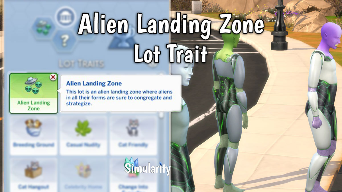 Alien Landing Zone Lot Trait