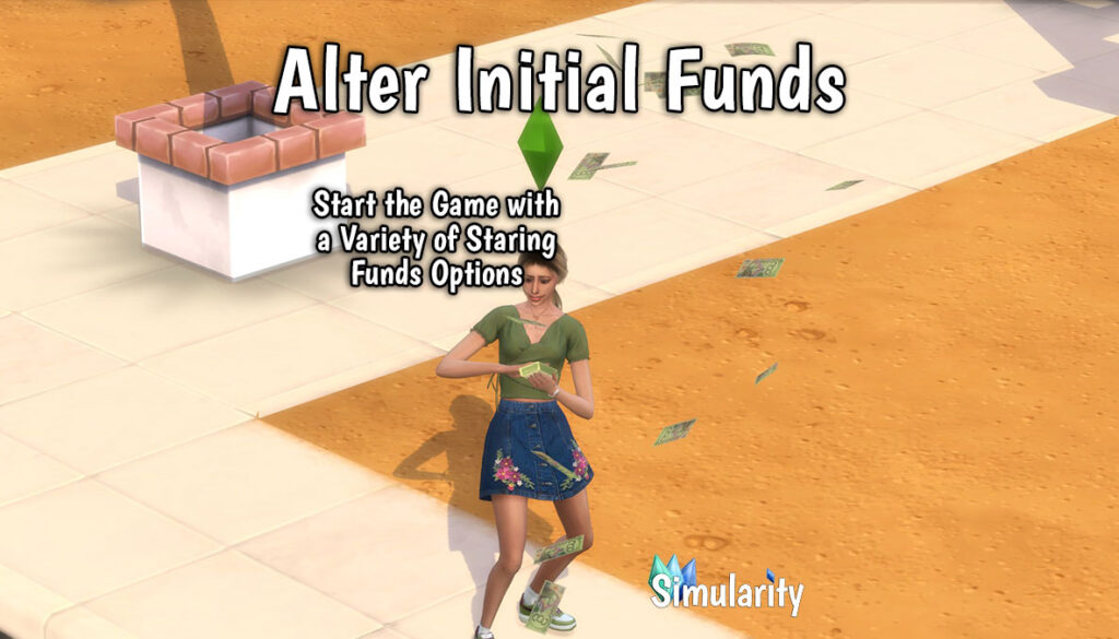 Alter Initial Funds Mods