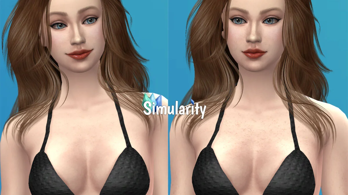 The Sims Resource - Cleavage Detail SET - Full coverage & Overlay