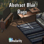 Abstract Blue Rugs