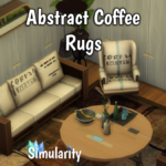 Abstract Coffee Rugs