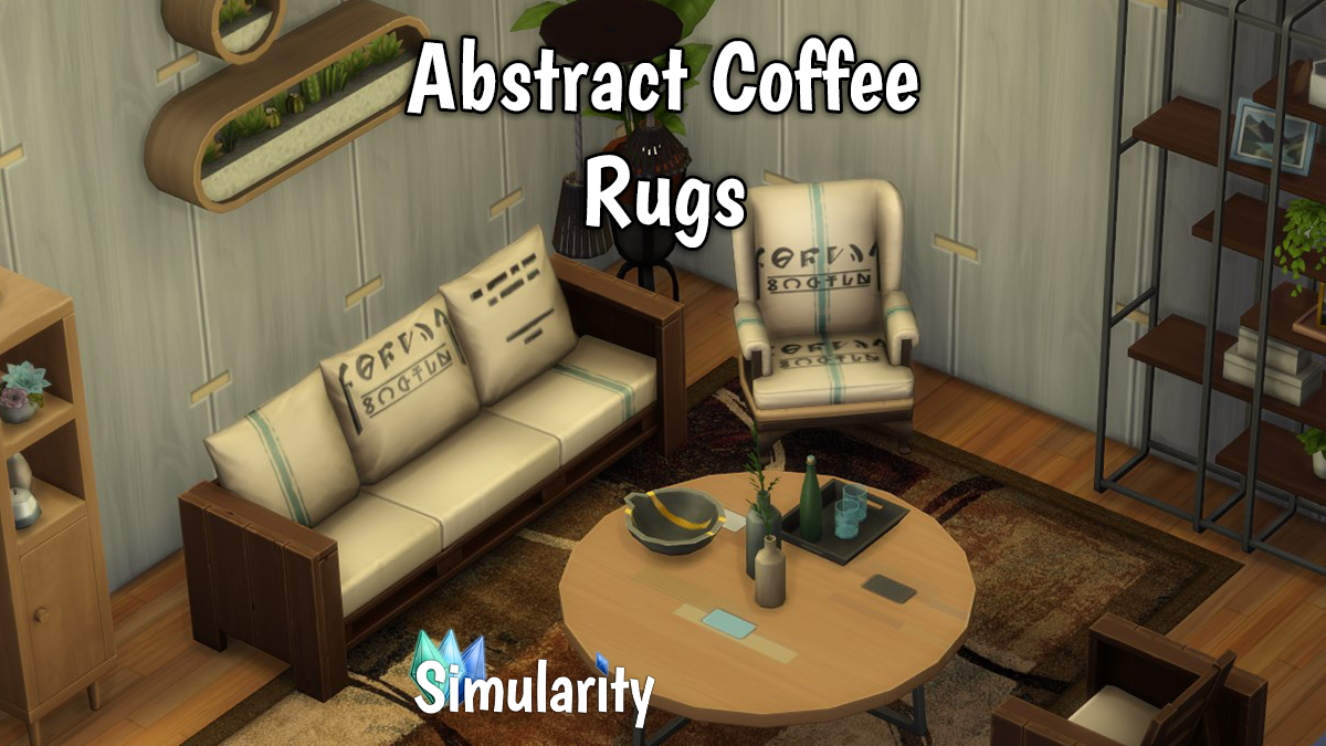 Abstract Coffee Rugs Main
