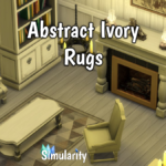 Abstract Ivory Rugs