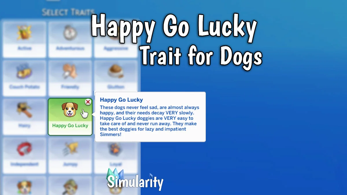 Happy Go Lucky Dog Trait