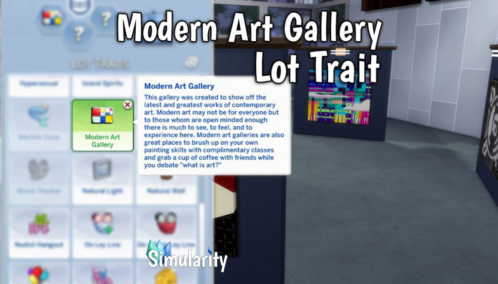 Modern Art Gallery Lot Trait