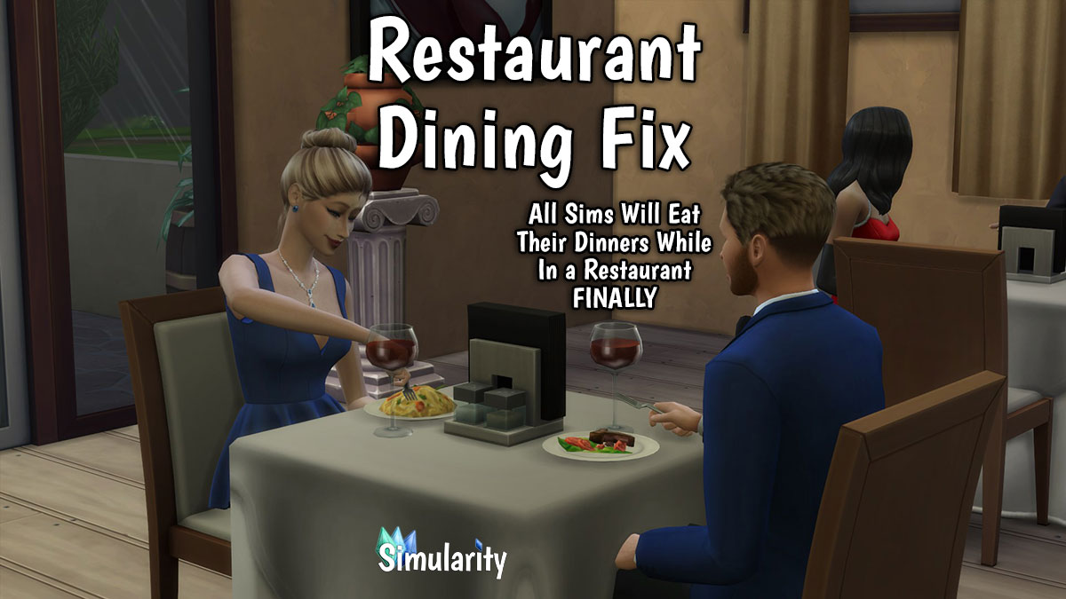 Restaurant Dining Fix Mod