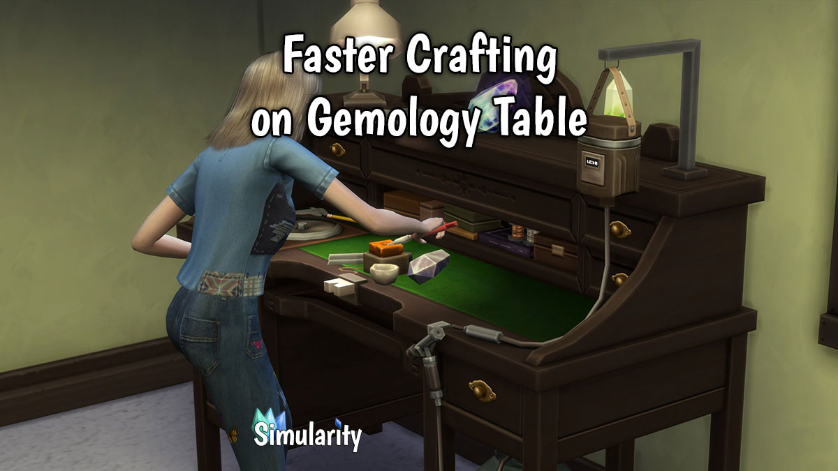 Faster Crafting on Gemology Table