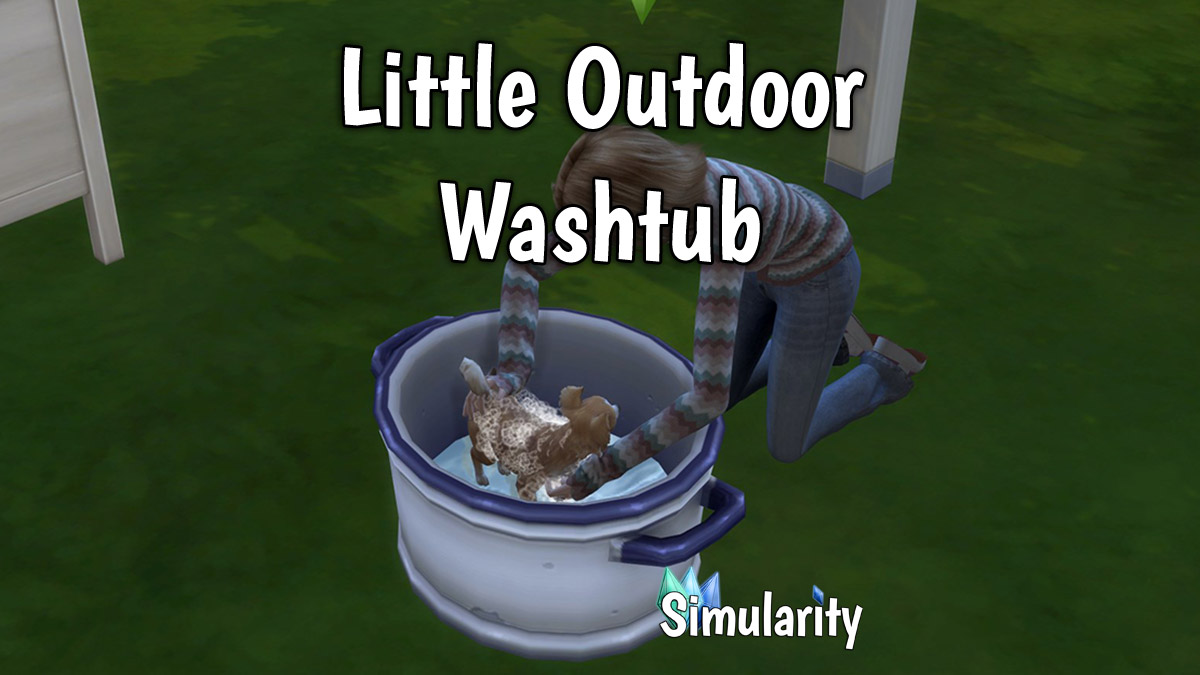 Little Outdoor Washtub