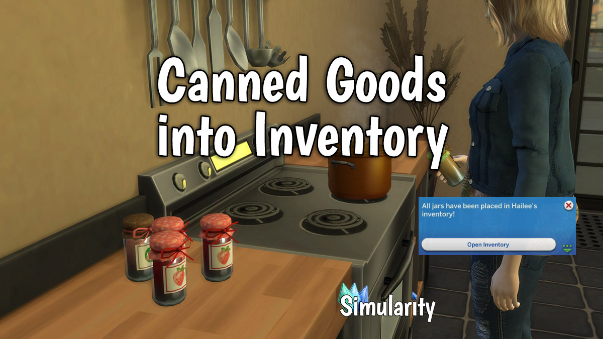 Canned Goods into Inventory