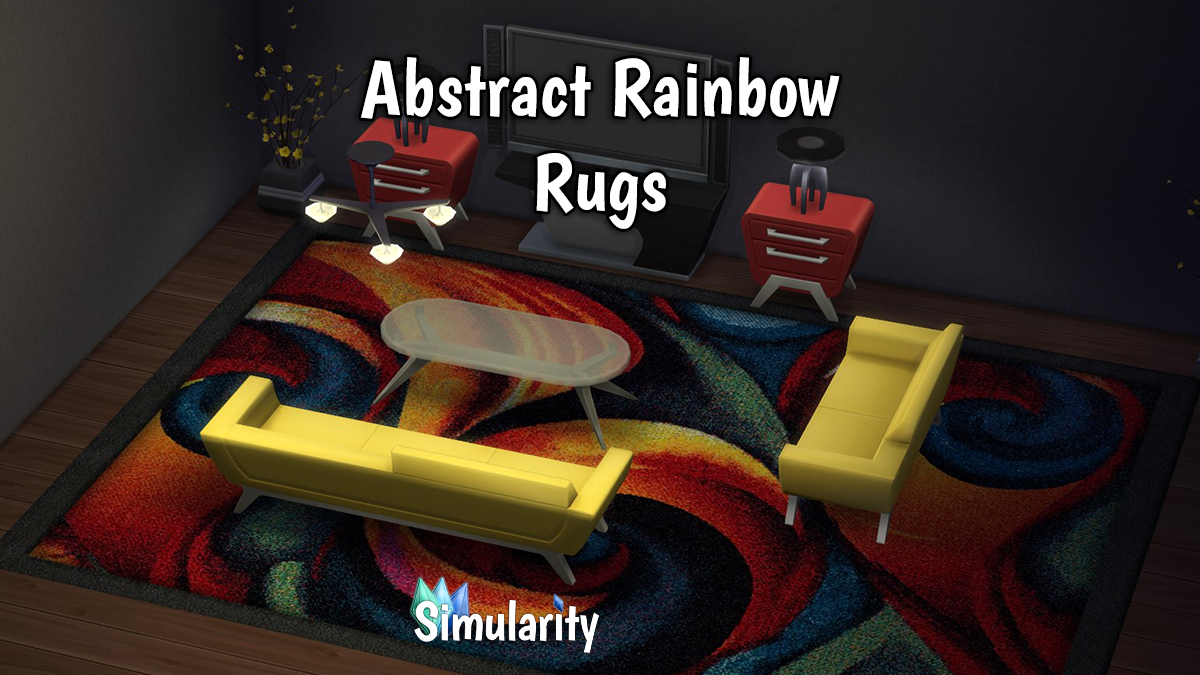 Abstract Rainbow Rugs