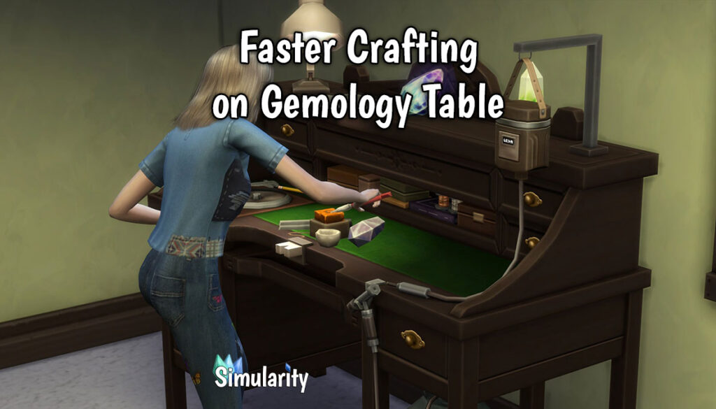 Faster Crafting on Gemology Table