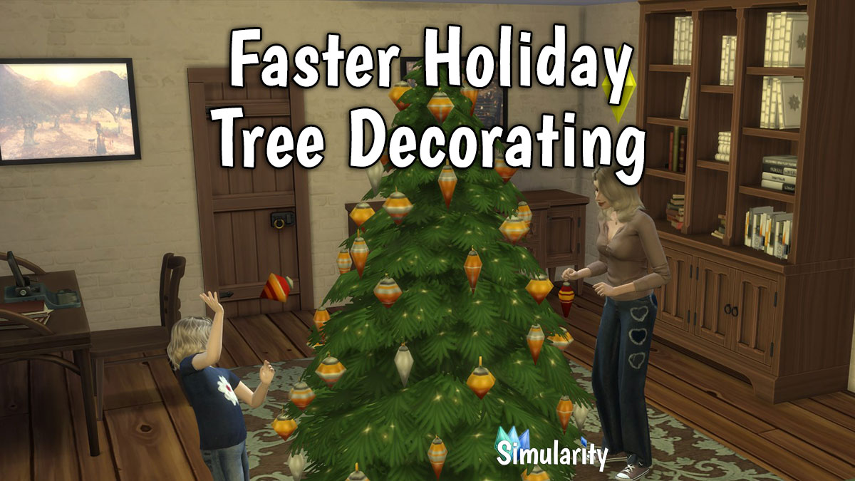 Faster Holiday Tree Decorating