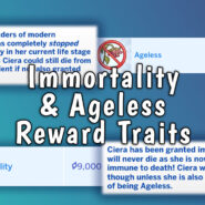 Immortality & Ageless Reward Traits