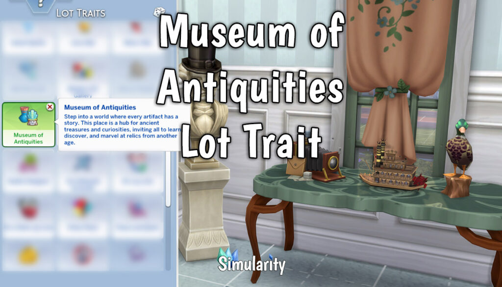 Museum of Antiquities Lot Trait
