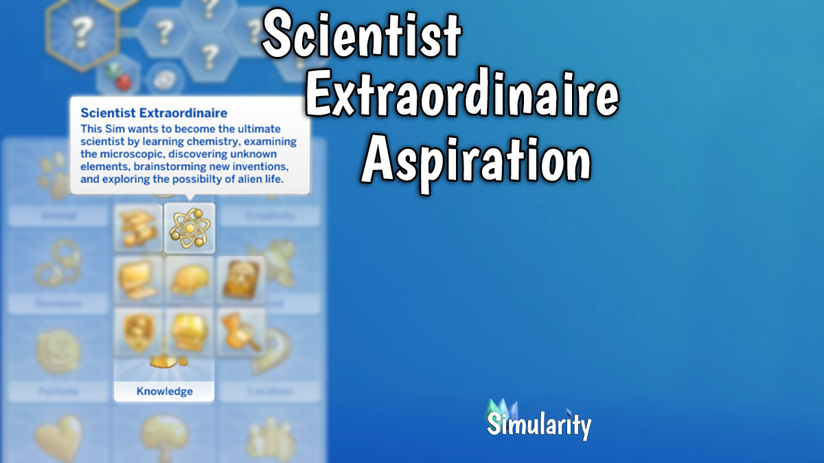 Scientist Extraordinaire Aspiration