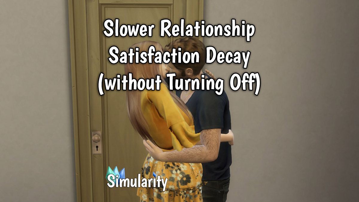 Slower Relationship Satisfaction Decay